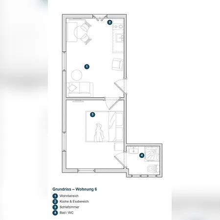 Apartamento Zur Seebrücke N°6 *